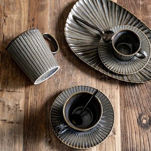 Lot de 4 tasses à café  liv   22 cl