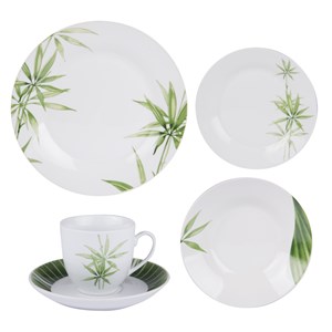 Service 30 pièces bambou