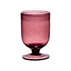 Verre à pied 25 cl gordes bullé   x6