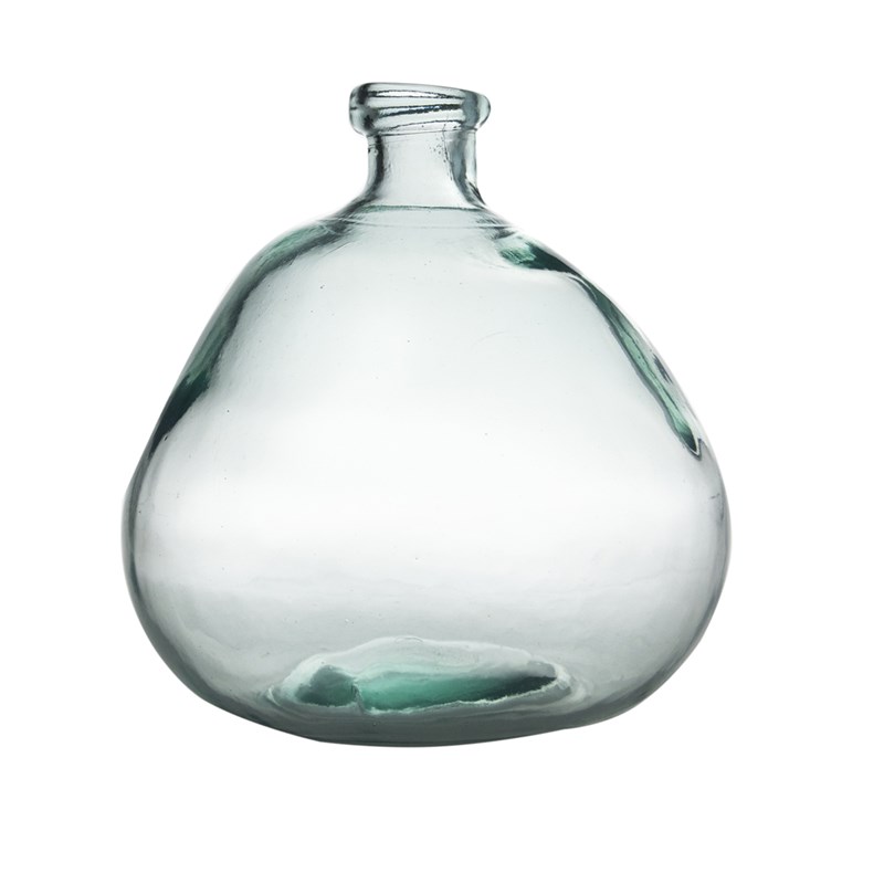 Vase bouteille simplicity 23 cm en verre