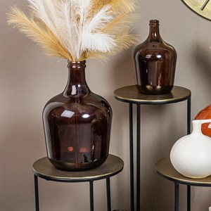 Dame jeanne ambre 12 l en verre recyclé