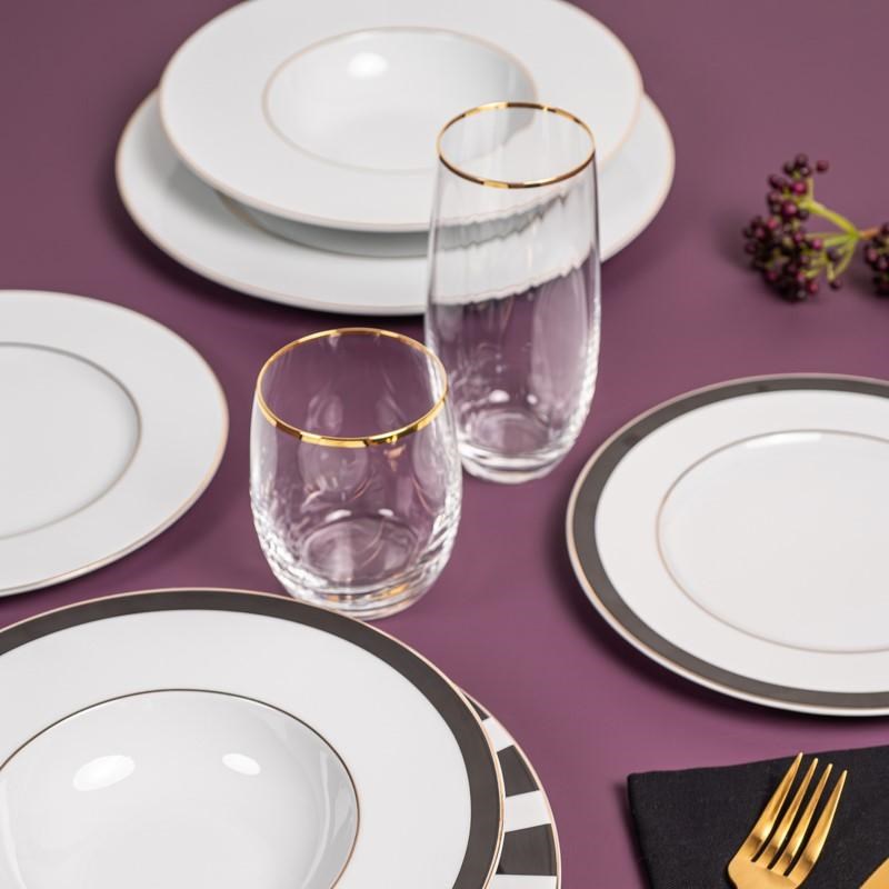 Boite de 6 gobelets bas waterfall filet