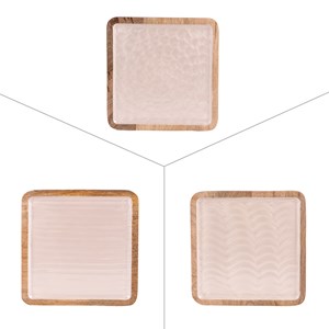 Plateau carré mellow 25 x 25 cm (1 modèl