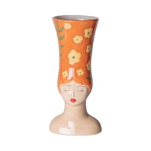 Vase femme marge orange 39 cm