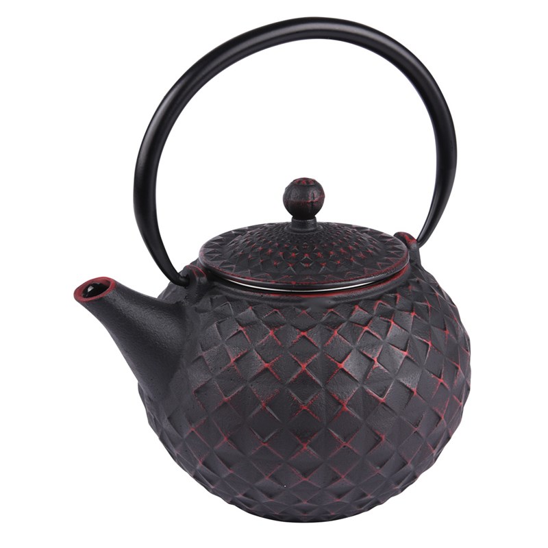 Théière en fonte octo avec filtre inox