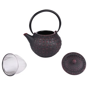 Théière en fonte octo  avec filtre inox