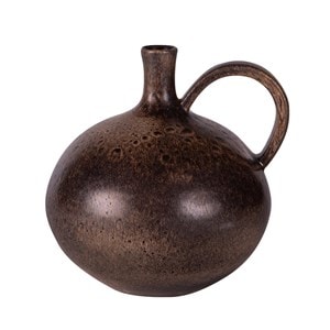 Vase pompéi brun 19,5 cm