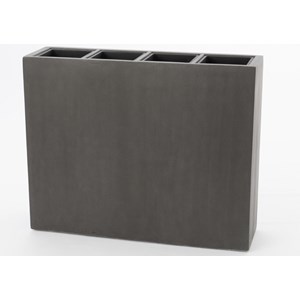 Jardiniere en resine hauteur :