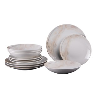 Lot d'assiettes 12 pièces mojave