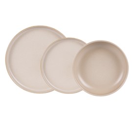 Lot d'assiettes uno sable réactif 12 piè