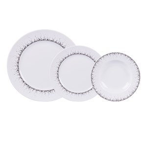 Lot d'assiettes boréalis 18 pièces