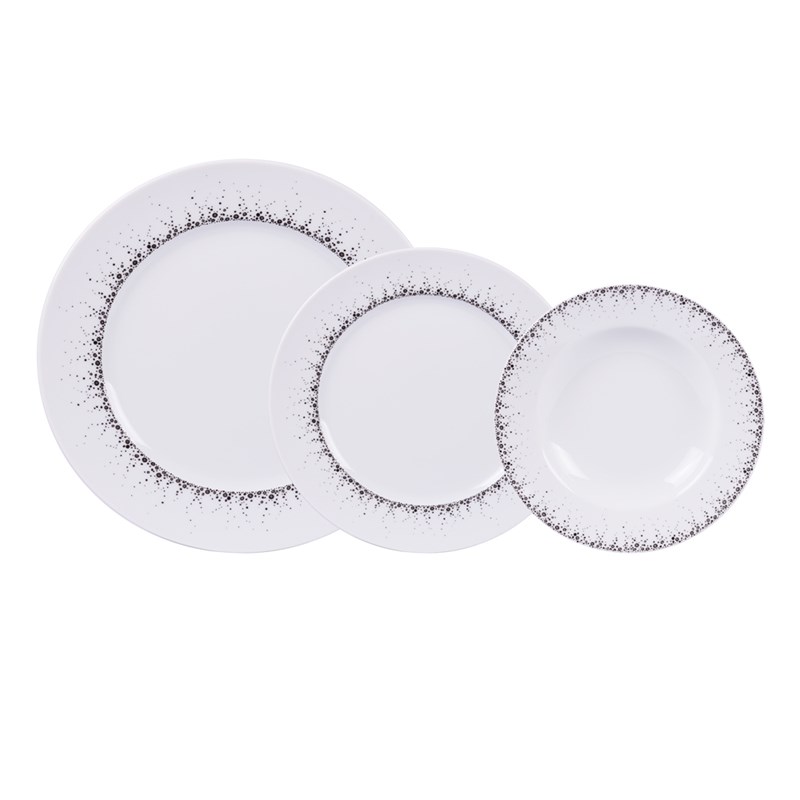 Lot d'assiettes boréalis 18 pièces