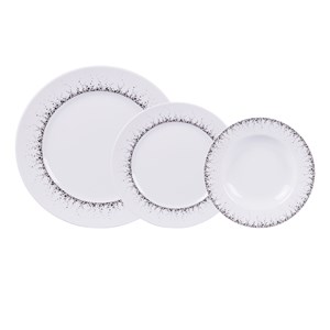 Lot d'assiettes boréalis 12 pièces