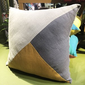 Coussin malibu 100 % lin moderne chic