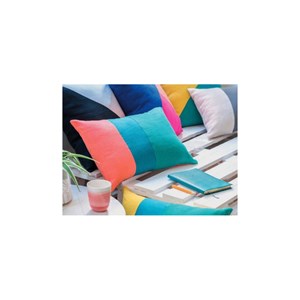 Coussin malibu 100 % lin moderne chic