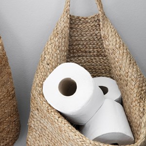 Panier de rangement mira en chanvre