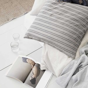 Housse de coussin carrée xl en coton