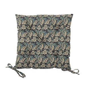 Coussin de chaise coton motif cachemire