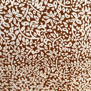 Coussin print carré imprimé brun