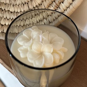 Bougie végétale - verre ankara gris