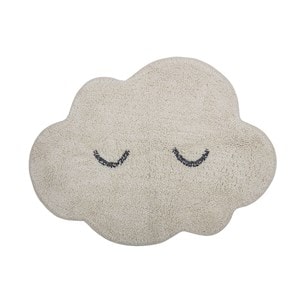 Tapis en coton pour enfant forme nuage