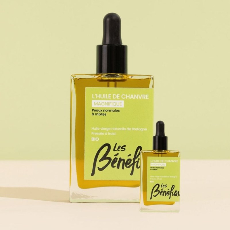 Les Bénéfiques - Duo huile de chanvre de bretagne 50+15ml