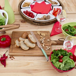 Planche à découper avec poignée 42x23 cm