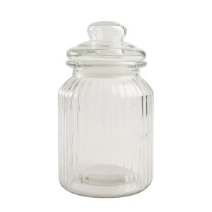 Bocal hauteur 19 cm optic en verre