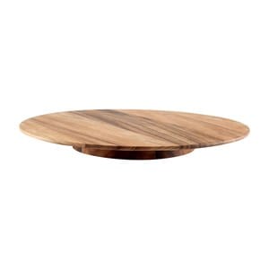 Plateau tournant 36 cm en acacia