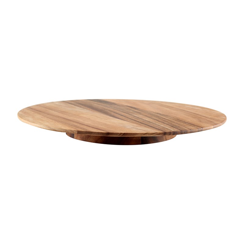 Plateau tournant 36 cm en acacia