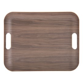 Plateau rectangle 45 x 36 classic brun