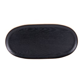 Plateau ovale bois   31x15 cm