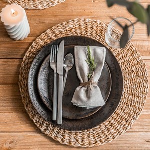 Assiette à dessert onyx 21 cm x6