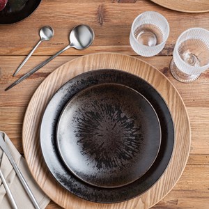 Assiette à dessert onyx 21 cm x6