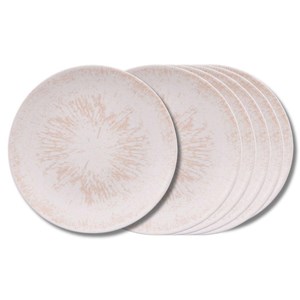 Assiette plate onyx 27 cm  x6