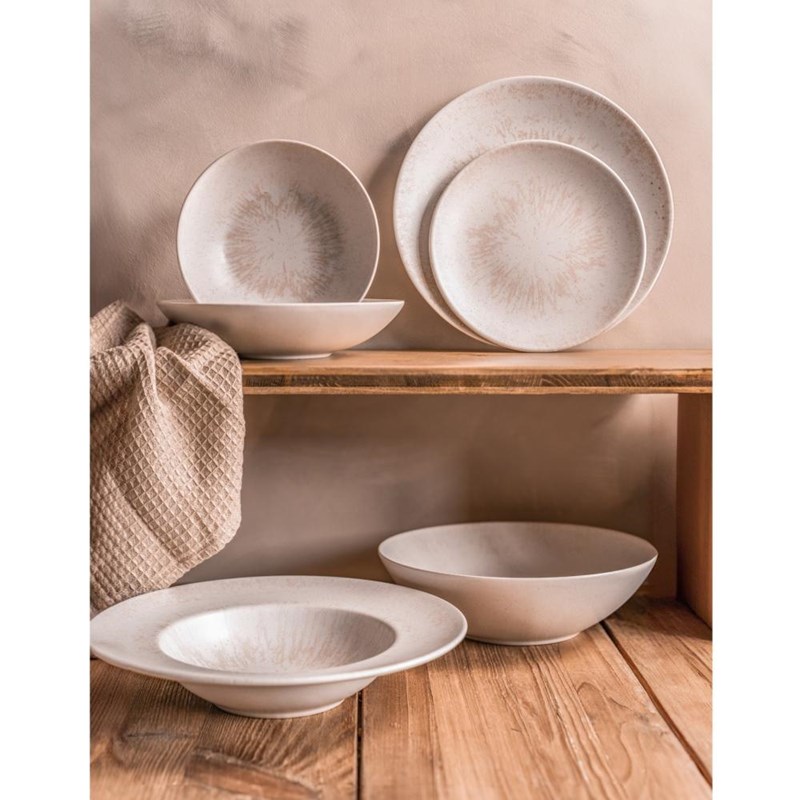 Table Passion - Assiette creuse onyx 22 cm  x6