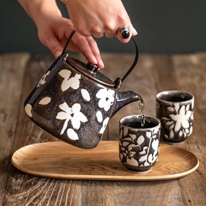 Théière avec filtre sakura  1l