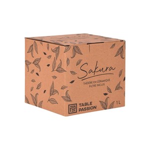 Théière avec filtre sakura  1l