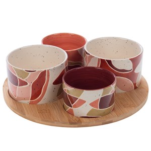 Plateau apéritif 4 bols elena