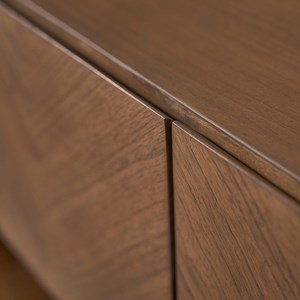 Meuble tv en mindi et métal 160 cm