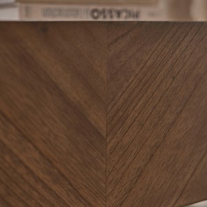 Table basse en mindi et metal 120 cm