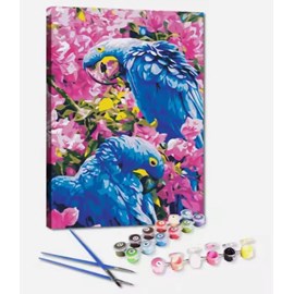 Peinture à numéros perroquets