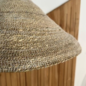 Suspension chapeau en jonc de mer d60cm