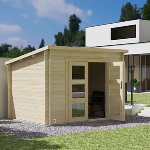 Abri de jardin bois juno modern - 6m²