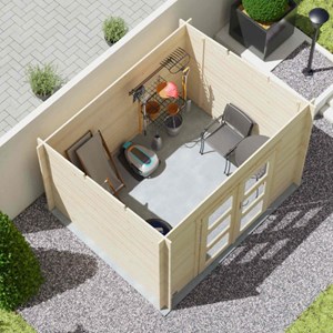 Abri de jardin bois juno modern - 6m²