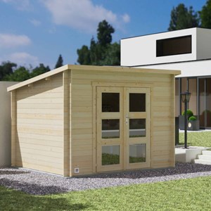 Abri de jardin bois juno modern - 6m²