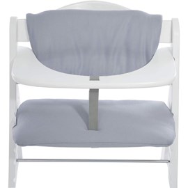 Coussin chaise-haute deluxe gris