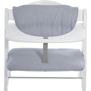 Coussin chaise-haute deluxe gris