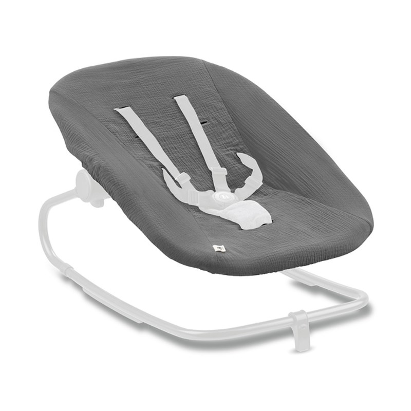 Housse pour transat gris foncé