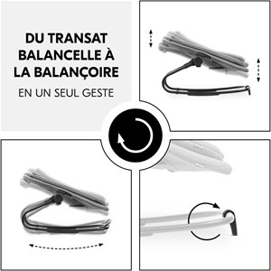 Transat bébé dark grey melange